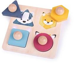 Bigjigs Puzzle di animali del bosco FSC 100%