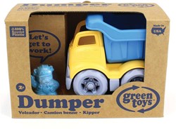 Green Toys camion ribaltabile giocattolo sostenibile blu giallo