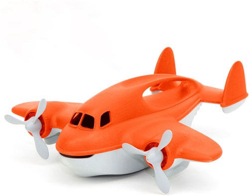 Green Toys aereo dei pompieri giocattolo in plastica riciclata