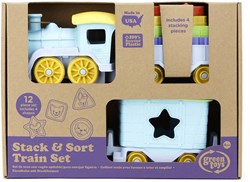 Green Toys treno gioco impilabile e da ordinare - educativo ed ecologico