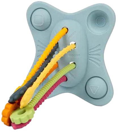 BigJigs giocattolo in legno da tirare - giocattolo attività spingi e pop-2