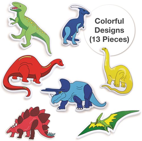 Edushape Giocattoli da bagno Creazioni magiche Dinosauri