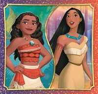 Clementoni puzzle Disney Princess 3x48 pezzi cartone colorato-2