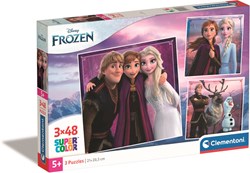 Clementoni Frozen puzzle 3x48 pezzi set puzzle Disney