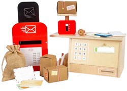 BigJigs set ufficio postale in legno - giocattolo educativo di ruolo