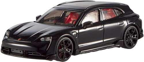 Hot Wheels Porsche Turbo auto premium modello 1:43 nero-2