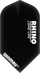 Winmau Dart Flights Rhino Slim nero - 100 micron set da 3 pezzi