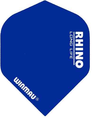 Winmau alette da freccette Rhino blu extra spesse 100 micron set 3 pezzi