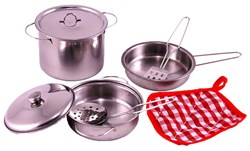 Casa e cucina Set di pentole in acciaio Casa+cucina 27490