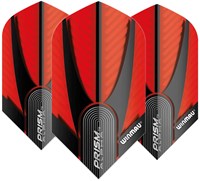 Winmau alette da freccette Prism Alpha rosso nero extra spesse 100 micron set