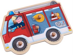 Haba puzzle camion dei pompieri in legno giocattolo 6 pezzi