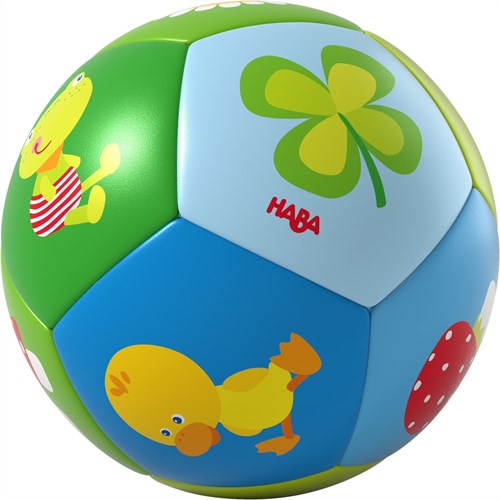 Haba palla baby portafortuna - morbida palla da gioco per bebè 11 cm