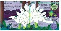 Lantaarn libro di adesivi dinosauri - Creatività con adesivi numerati-3