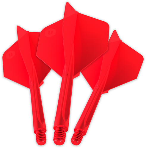 Unicorn set flight freccette rosso - Forge All-In-One shaft medio