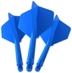 Unicorn set alette freccette blu - Forge All-In-One shaft medium