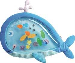 Haba tappetino d’acqua per bambini Grande balena blu motricità
