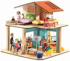 Djeco poppenhuis speelgoed - creatief spelen en eindeloze verhalen