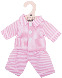 BigJigs pigiama per bambola rosa - medio - abbigliamento notte per bambola
