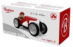 Baghera auto giocattolo - auto da corsa retrò rossa - mini auto per bambini