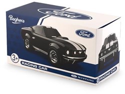 Baghera auto giocattolo Ford Mustang nera - classico giocattolo per bambini