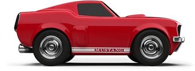 Baghera auto giocattolo Ford Mustang rossa - auto vintage per bambini-3