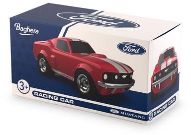 Baghera auto giocattolo Ford Mustang rossa - auto vintage per bambini-2