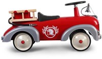 Baghera auto cavalcabile - Camion dei pompieri giocattolo retrò rosso-3