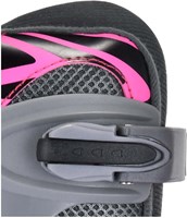 Pattini in linea rosa/grigio regolabili telaio in alluminio misura 29-32 bambini-3