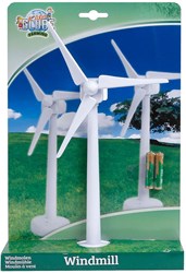 Kids GLOBE mulino a vento giocattolo fattoria 1:32 bianco 29cm interattivo