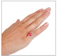 Anelli bambini set gioielli scatola coniglio rosa 8 pezzi regolabili-3