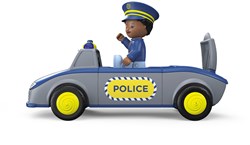 Toddys auto della polizia giocattolo Tom Trusty con luci e suoni