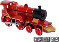 Locomotiva giocattolo die-cast con luci e suoni, 14cm, treno pull-back-3