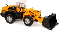 Veicolo da cantiere pala die-cast pullback 16 cm giocattolo giallo-2