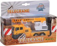 Kids GLOBE gru giocattolo die-cast con luce e suono 15cm