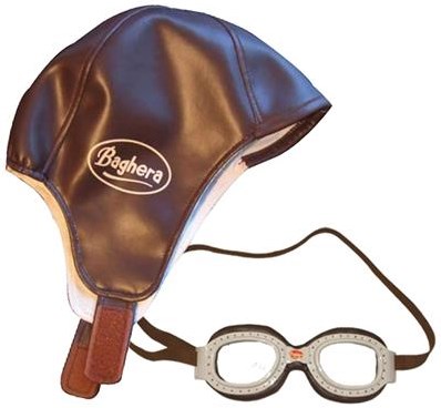 Baghera set da corsa retrò - Cappello e occhiali per bambini vintage-3