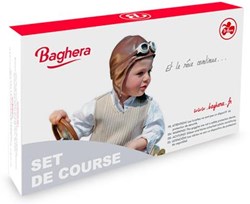 Baghera set da corsa retrò - Cappello e occhiali per bambini vintage