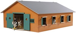 Kids GLOBE stalla per cavalli giocattolo con 7 box - stalla in legno scala 1:24
