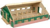 Kids GLOBE stalla in legno giocattolo fattoria scala 1:87-3