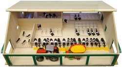 Kids GLOBE stalla giocattolo fattoria legno scala 1-32 mucche