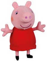 Chillfactor Peppa Pig peluche bambola parlante vestito rosso 20cm giocattolo-3