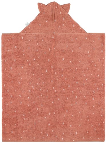 Trixie accappatoio con cappuccio 75x75cm Mrs. Cat cotone biologico rosa-2