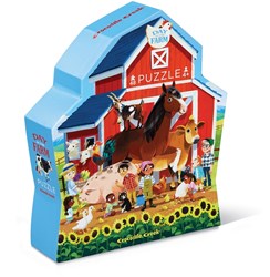 Crocodile Creek puzzle Day at the Farm - 48 pezzi