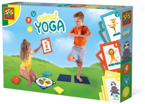 Ses Animal yoga - Gioco yoga per bambini con carte animali e tappetini