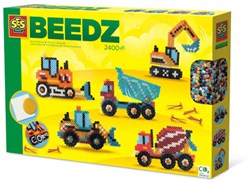 Ses perline da stirare veicoli da costruzione set - 2400 perline - gioco creativo
