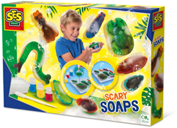 Ses Sapone da Modellare Saponette Spaventose Kit Creativo Bambini