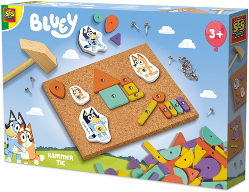 Ses Bluey set martello giocattolo - costruzioni creative per bambini