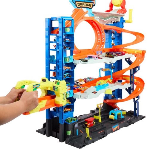 Mattel Hot Wheels playset City Ultimate Garage con 2 auto-3