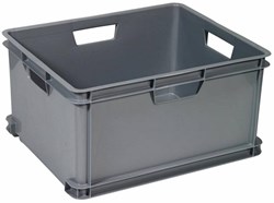 Curver box portaoggetti Unibox Classic XL argento 60L plastica impilabile