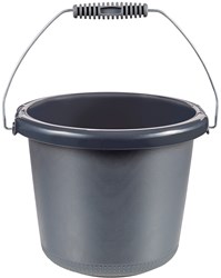 Curver secchio plastica 5 litri antracite con manico in metallo