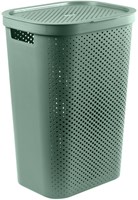 Curver cesta portabiancheria Infinity dots 60L verde - plastica riciclata